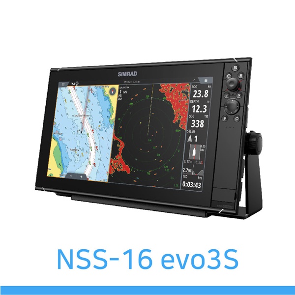 심라드어탐기 GPS플로터 고선명 광시야각 NSSevo3S-16